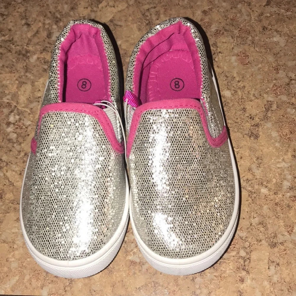 NWOT Girl’s Sparkly Slip-On Shoes